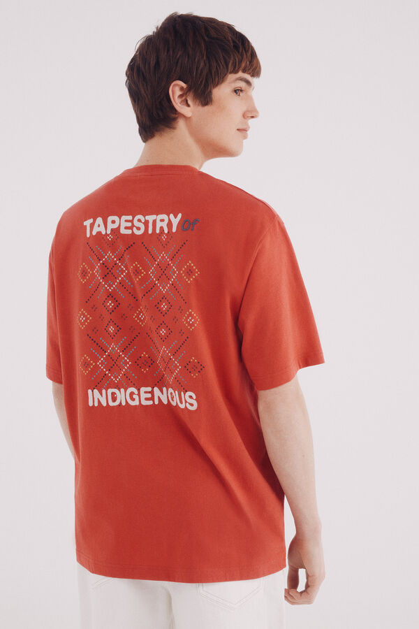 Springfield Playera étnica rojo