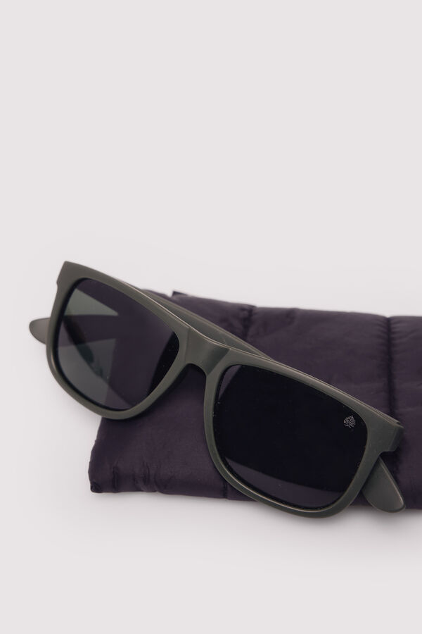 Springfield Gafas de sol pasta cl&aacute;sica engomada verde