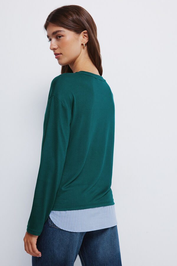 Springfield Playera combinada verde