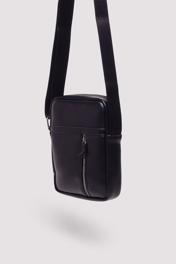 Springfield Bolsa mediana cruzada negra negro