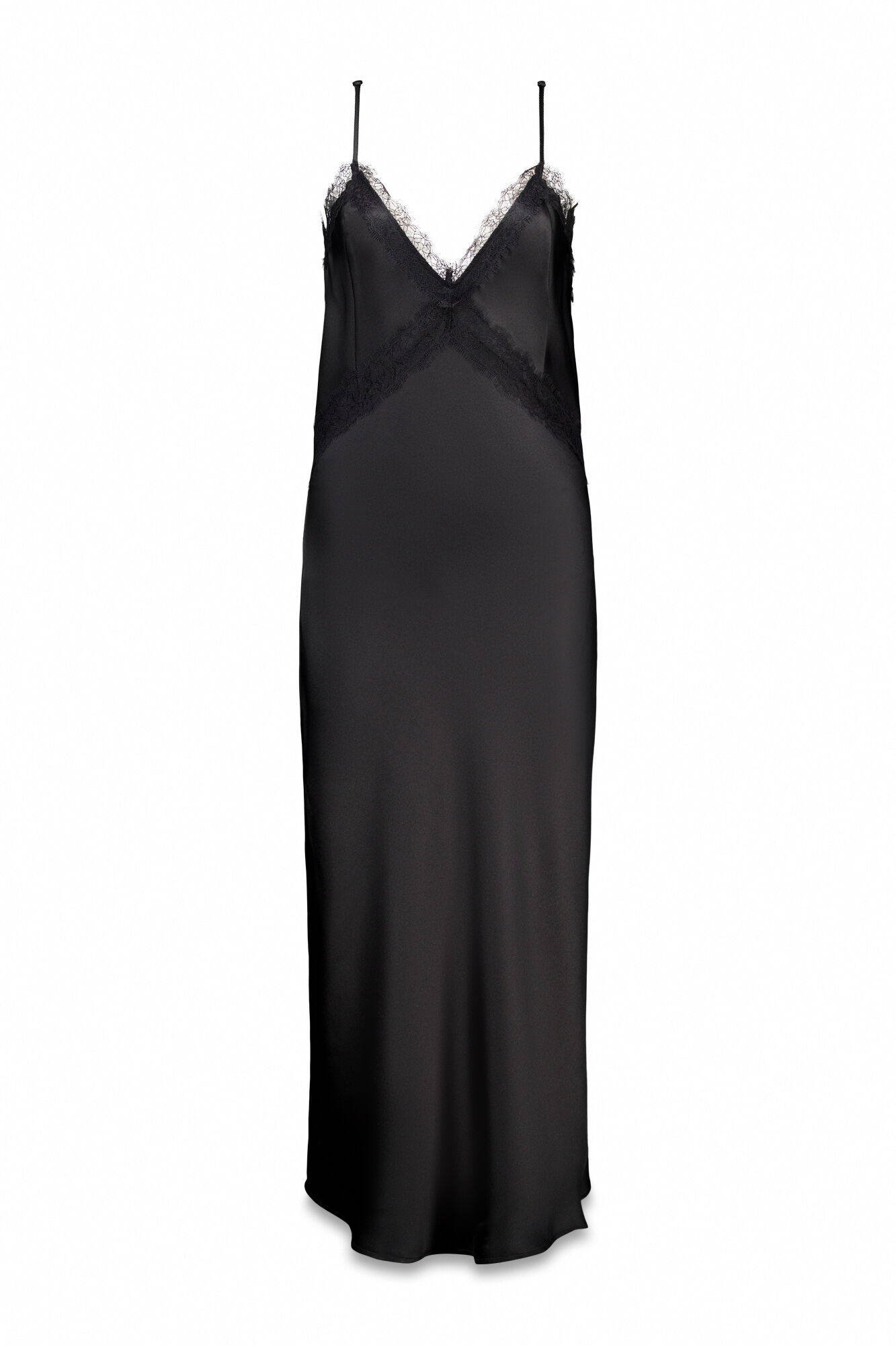 High Spirits Vestido de encaje negro