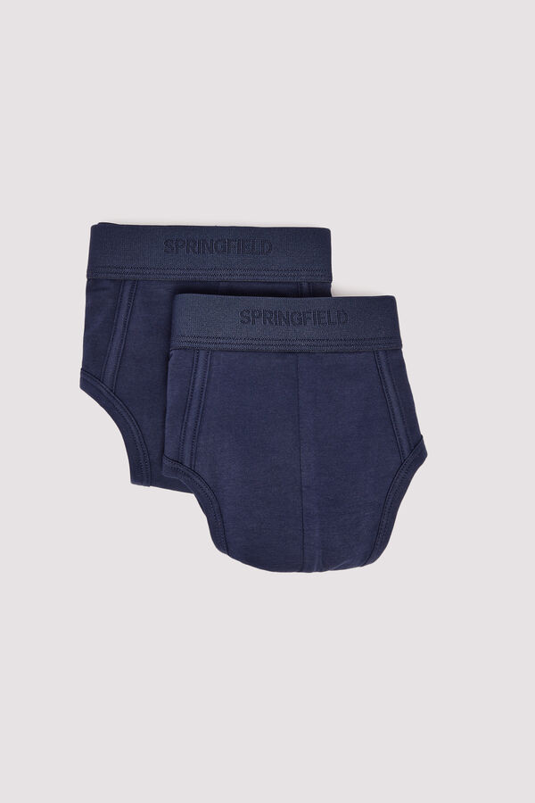 Springfield Pack 2 slips básicos azul