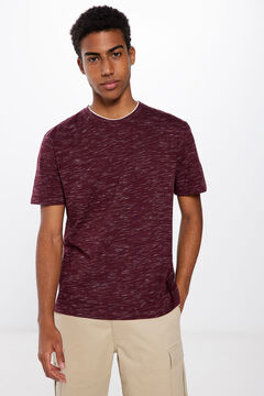 Springfield Playera doble textura púrpura