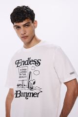 Springfield Playera Snoopy marfil