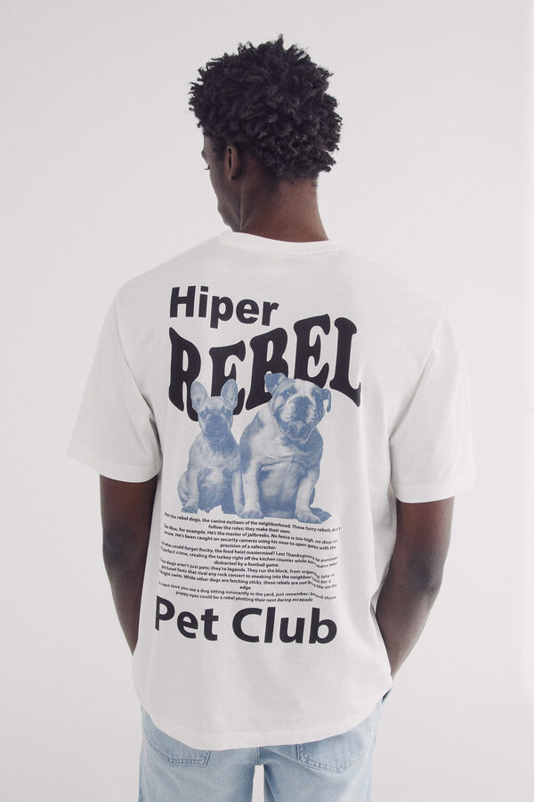Springfield Playera Pet club marfil