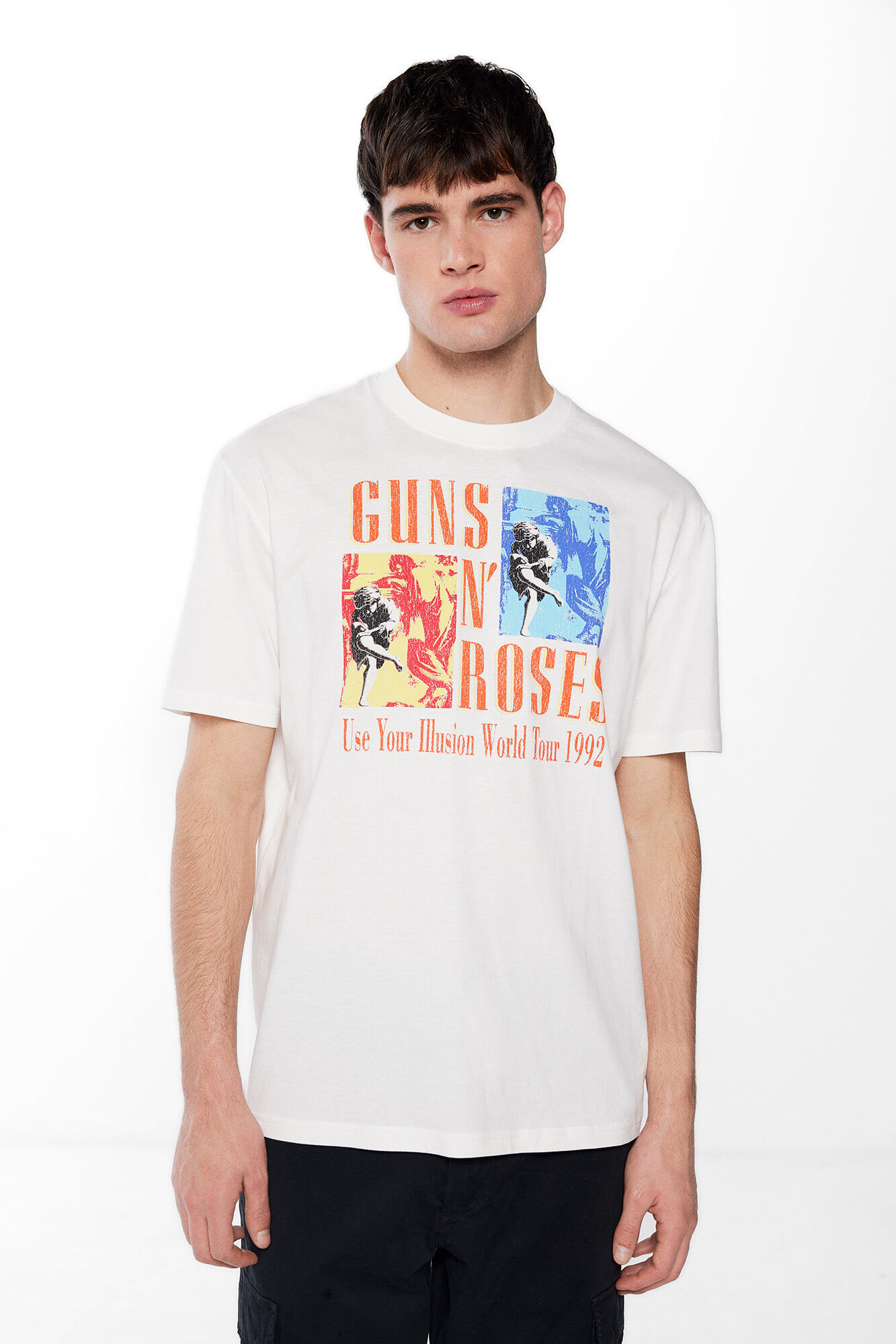 Camisetas de guns and roses para hombre clearance