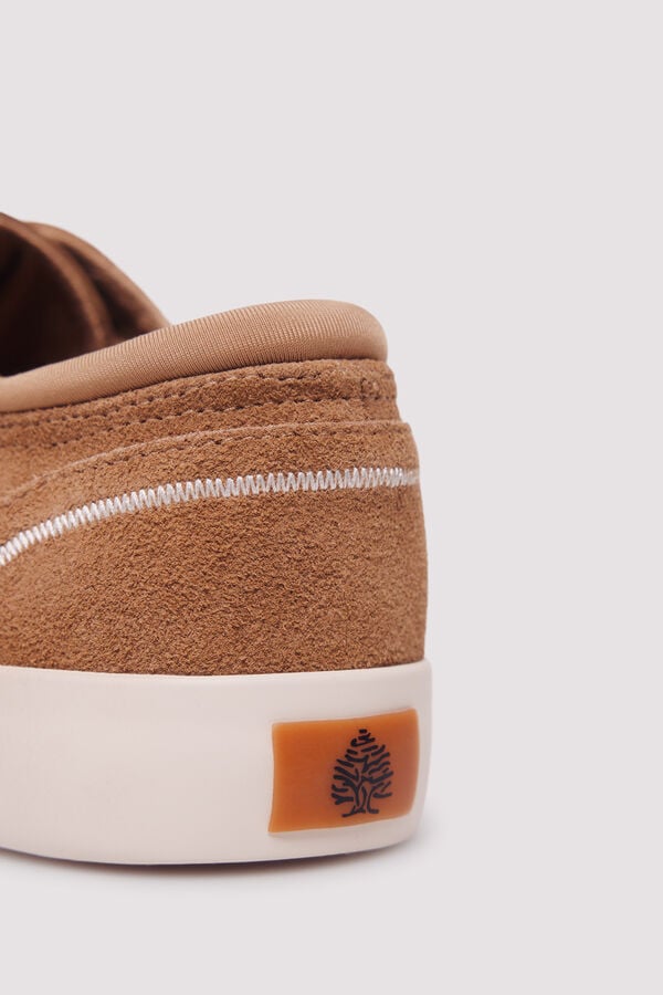 Springfield Sneaker casuales de piel beige