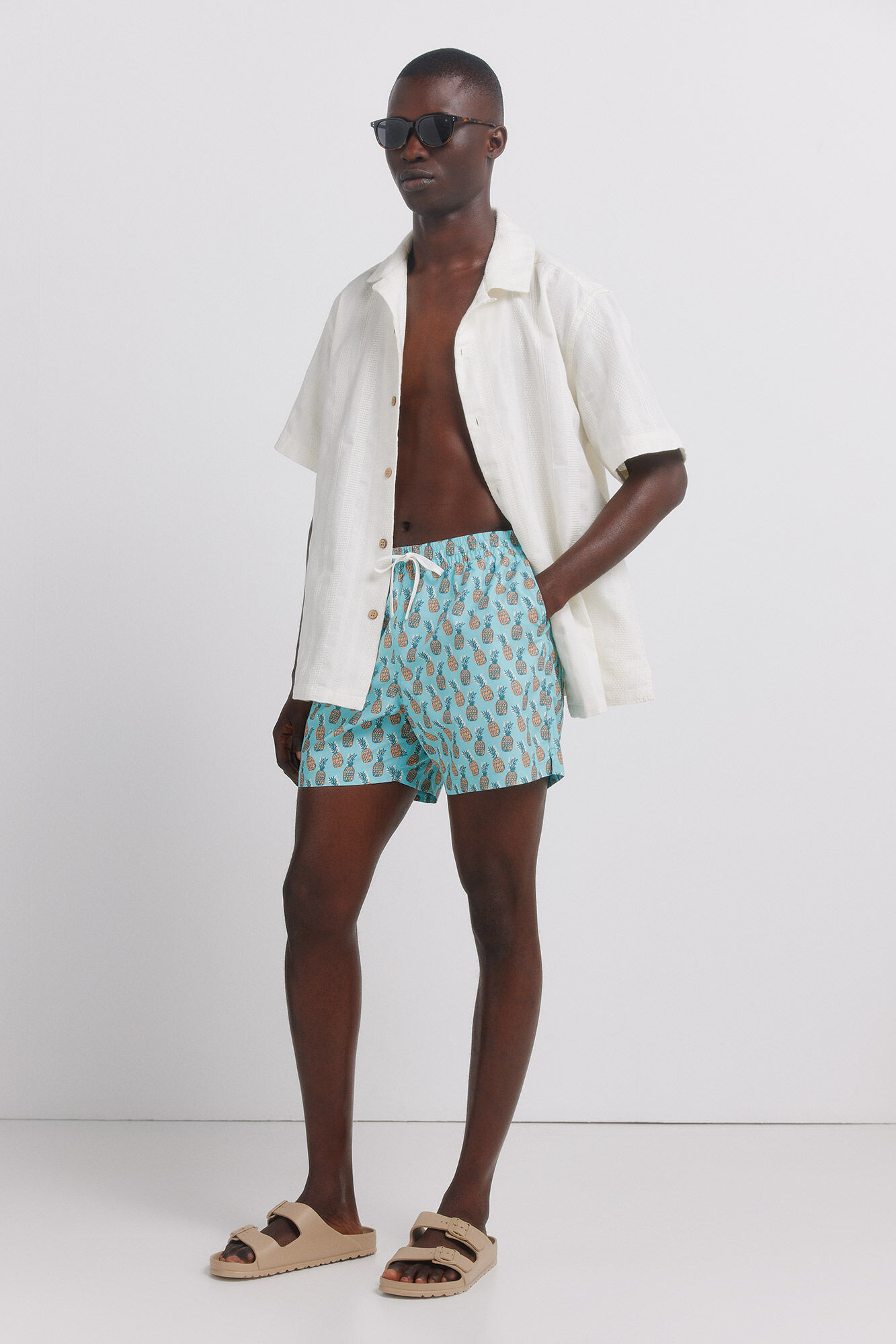 Springfield Traje de ba&ntilde;o estampado de pi&ntilde;as