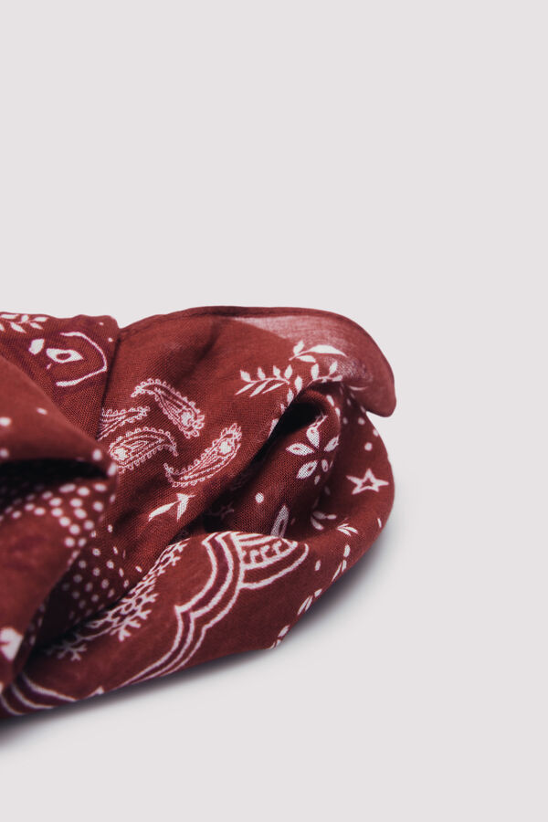 Springfield Pañuelo bandana paisley púrpura