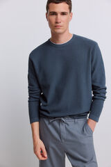 Springfield Jersey de estructura doble azul indigo