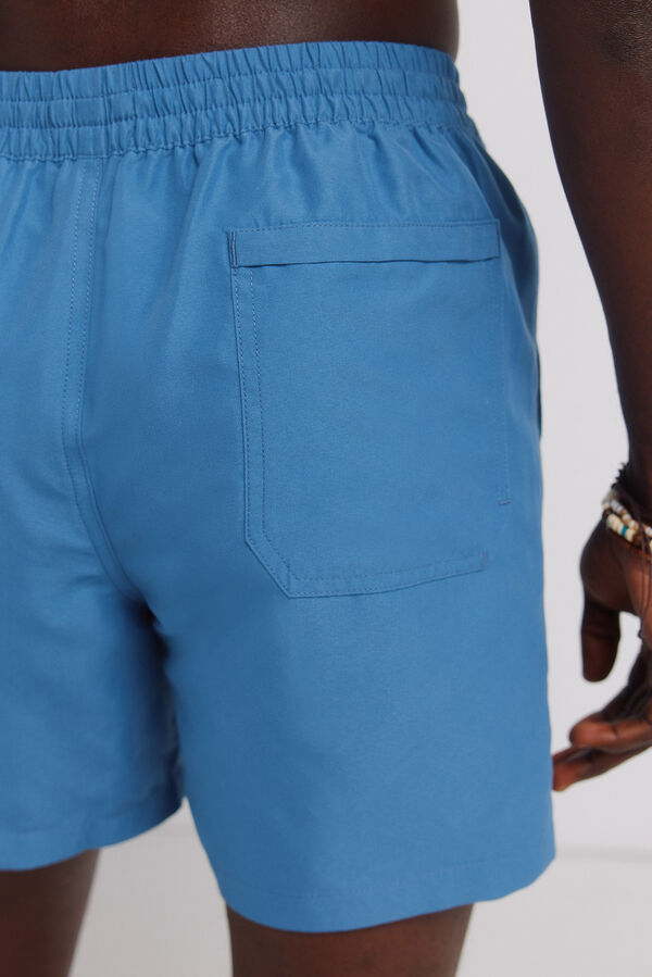 Springfield Traje de ba&ntilde;o liso azul