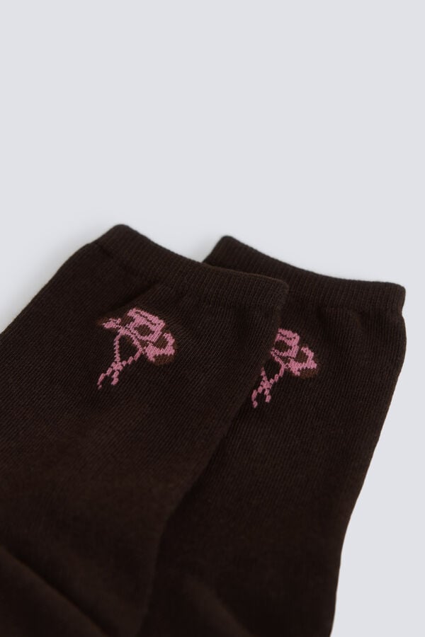 Springfield Calcetines largos sombrero cowboy caf&eacute;