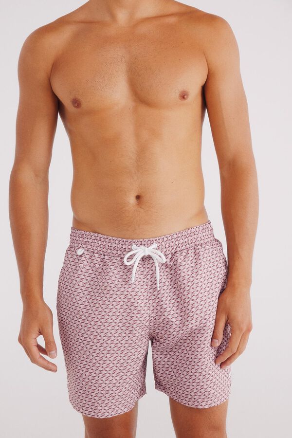 Springfield Bañador estampado naranja
