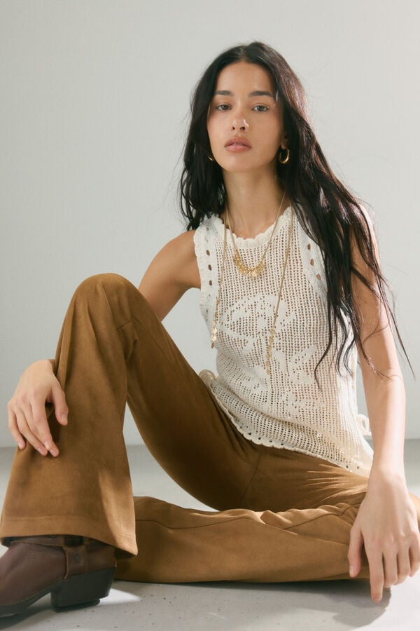 High Spirits Chaleco Meadow caf&eacute;