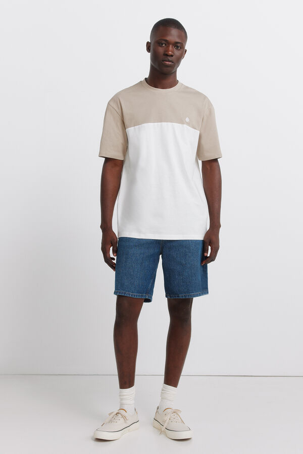 Springfield Playera de bloques de color caf&eacute;