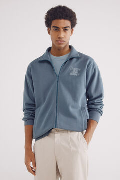 Springfield Sudadera camionero abierta azul