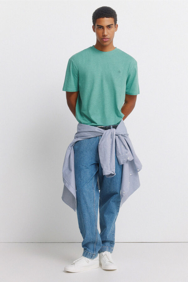 Springfield Playera b&aacute;sica de viscosa verde