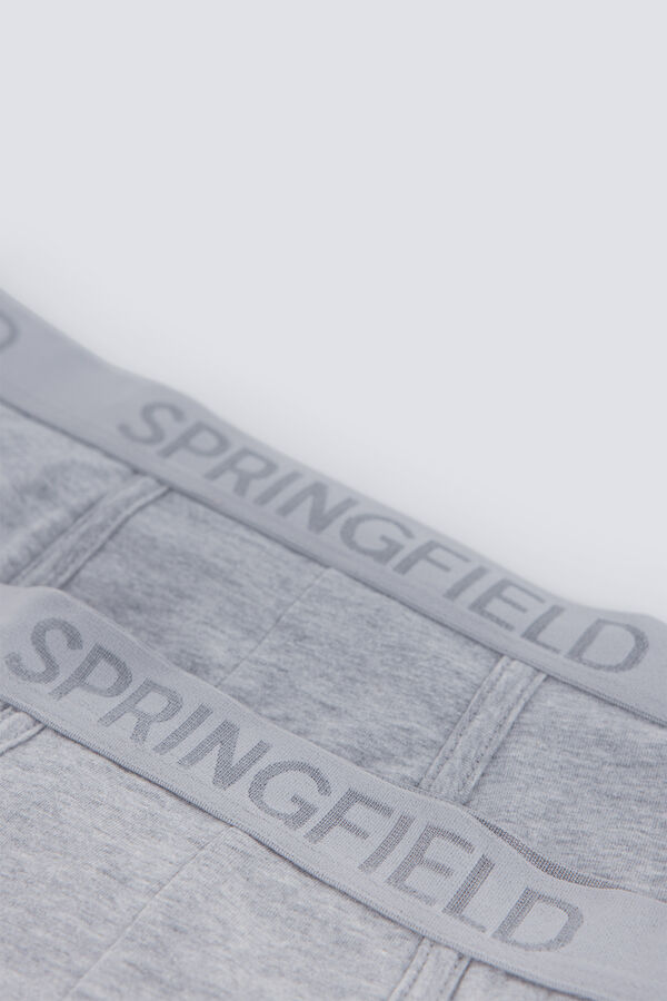 Springfield Pack 2 boxers b&aacute;sicos gris