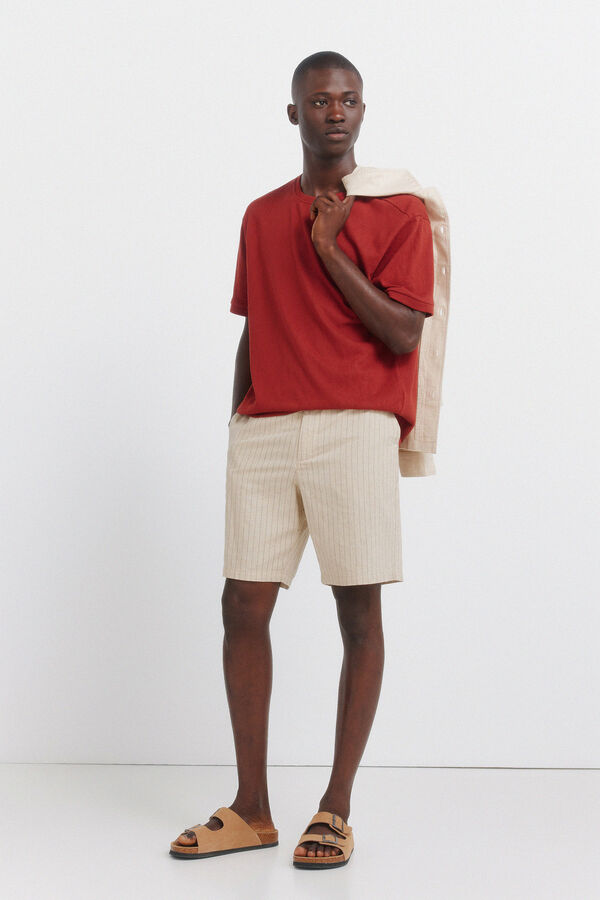 Springfield Playera r&uacute;stica rojo