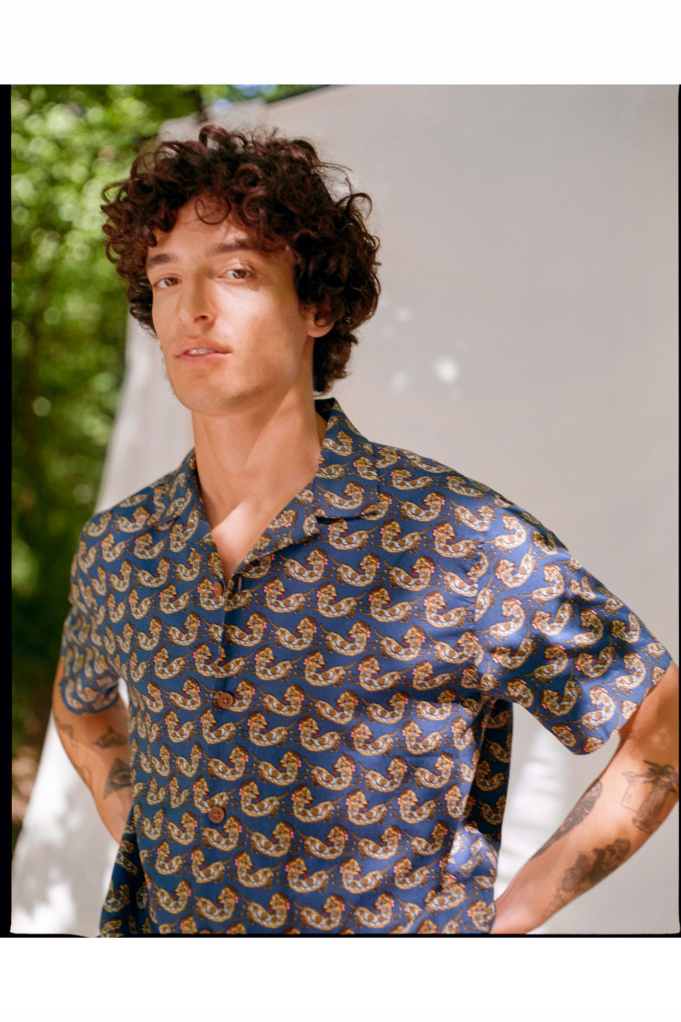 Camisa de manga corta estampado Roots Studio Camisas de hombre WomenSecret MX