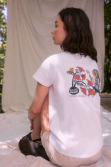 Springfield Playera Gráfica Espalda "Roots Studio" natural