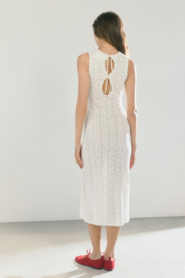 High Spirits Vestido Tulip blanco