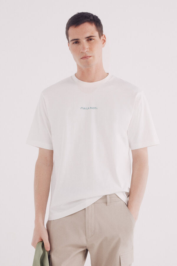 Springfield Playera viva la pasta marfil