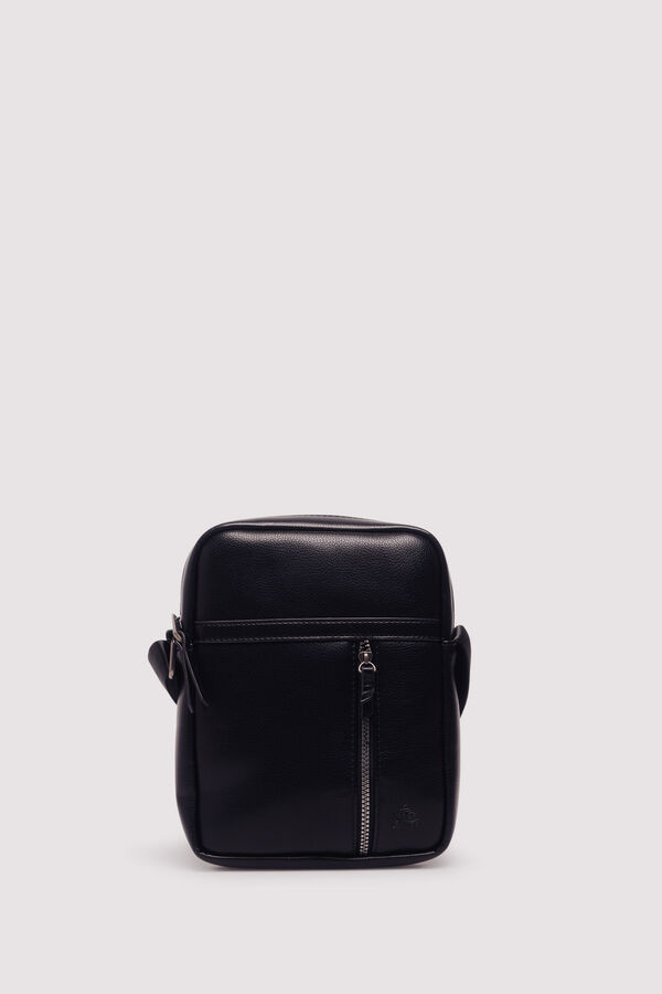 Springfield Bolsa mediana cruzada negra negro