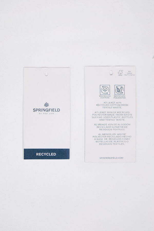 Springfield Suéter microrayas gris