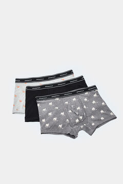 Springfield Pack 3 boxers perros negro