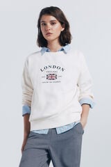 Springfield Sudadera gráfica ciudad nude