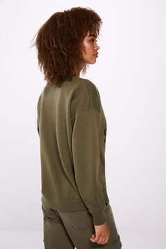 Springfield Sudadera "Slow sundays" verde