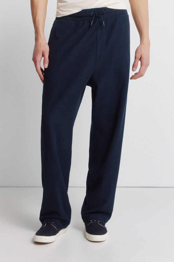 Springfield Pantal&oacute;n jogger recto azulado