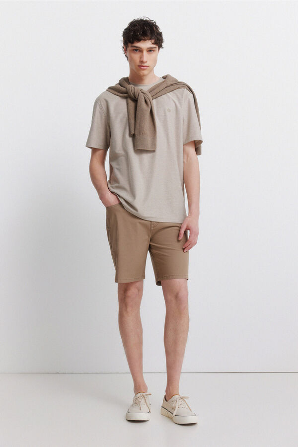 Springfield Playera de oxford caf&eacute;