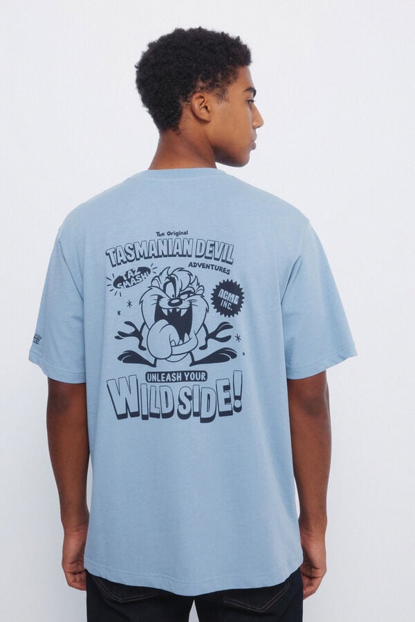Springfield Camiseta Demonio de Tasmania azul