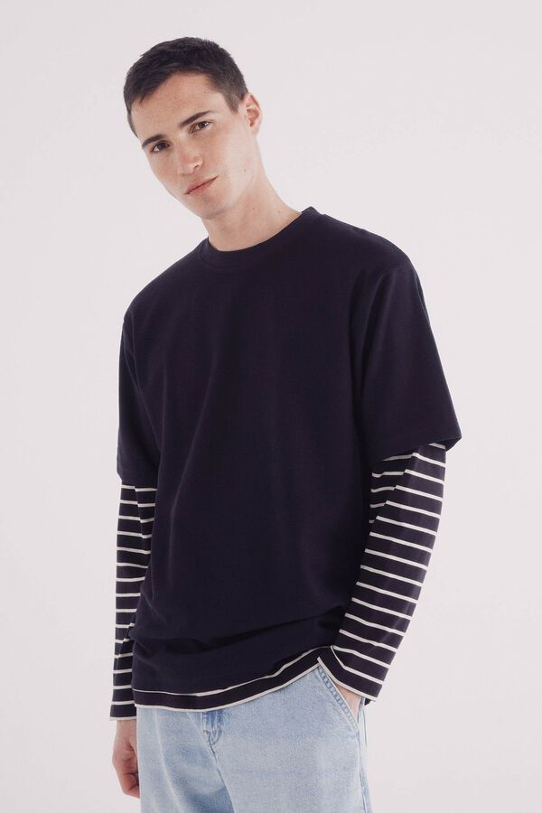 Springfield Playera textura marino