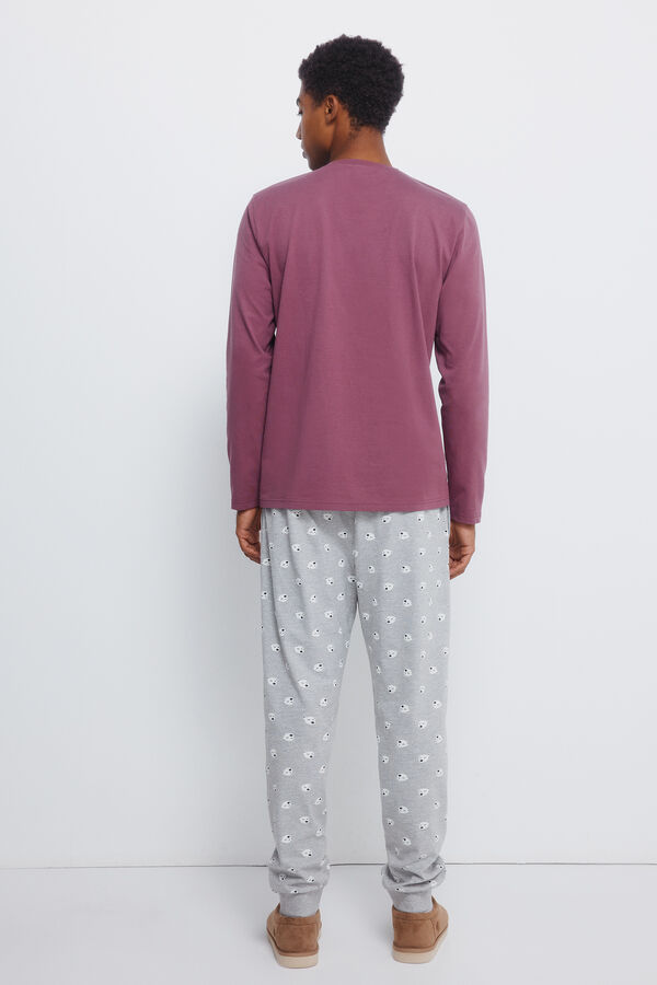 Springfield pijama larga azul