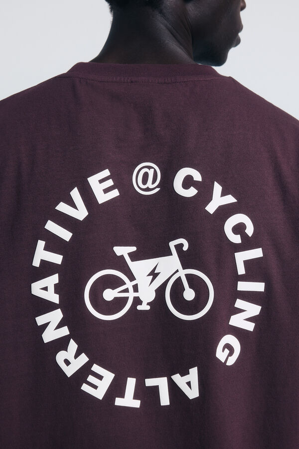 Springfield Camiseta alternative cycling púrpura
