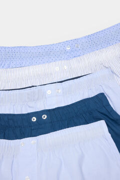 Springfield Pack 3 calzoncillos popelín estampados azul
