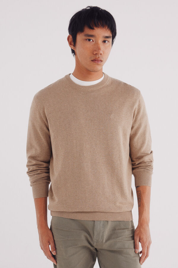 Springfield Jersey básico beige