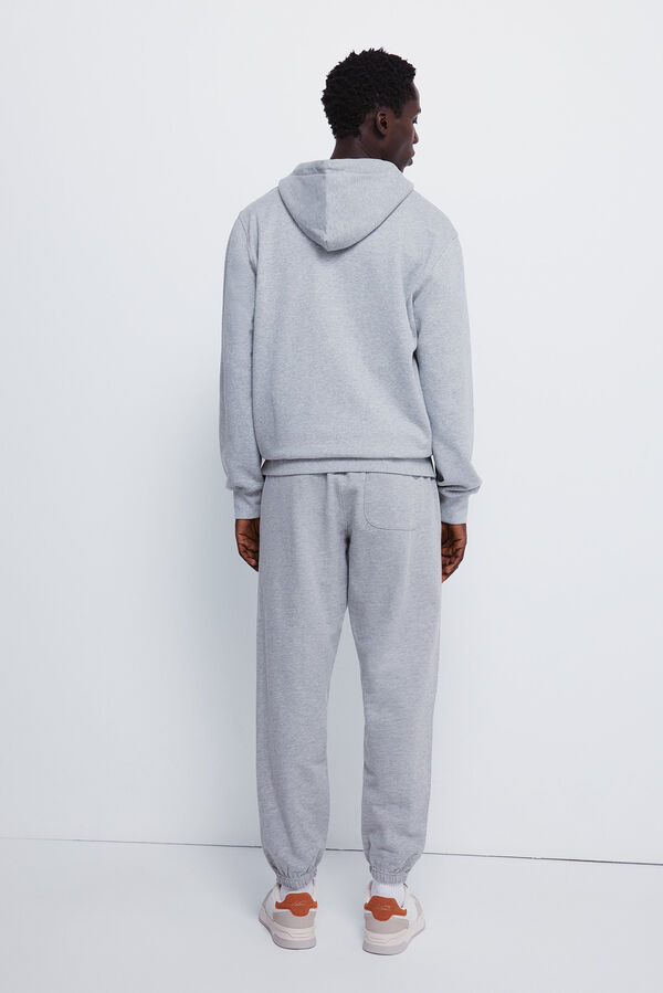 Springfield Pantalón de felpa gris