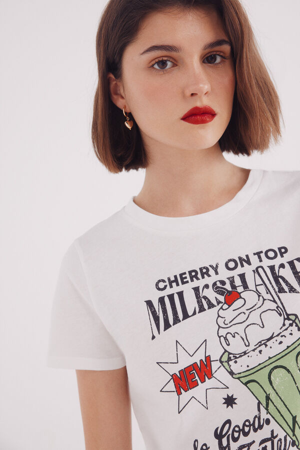 Springfield Playera "Cherry love" estampado