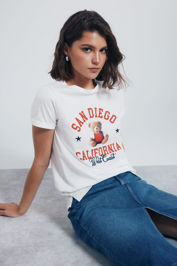 Springfield Playera gráfica americana nude