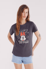 Springfield Playera Minnie "Rock the bow" gris