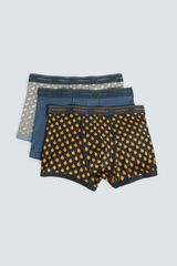 Springfield Pack 3 boxers c&iacute;tricos azul
