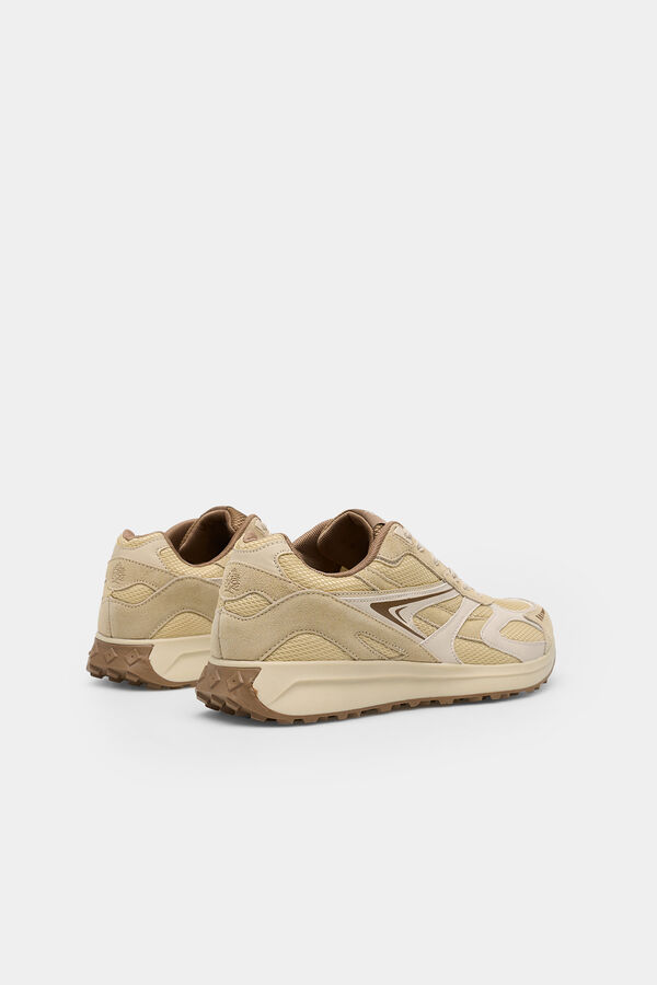Springfield Zapatilla deporvia piel running  café