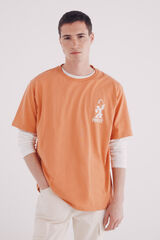 Springfield Playera Popeye naranja