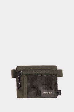 Springfield Monedero block color kaki claro