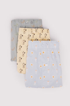 Springfield Pack 3 boxers desayuno amarillo