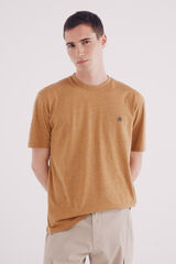 Springfield Playera melange básica amarillo
